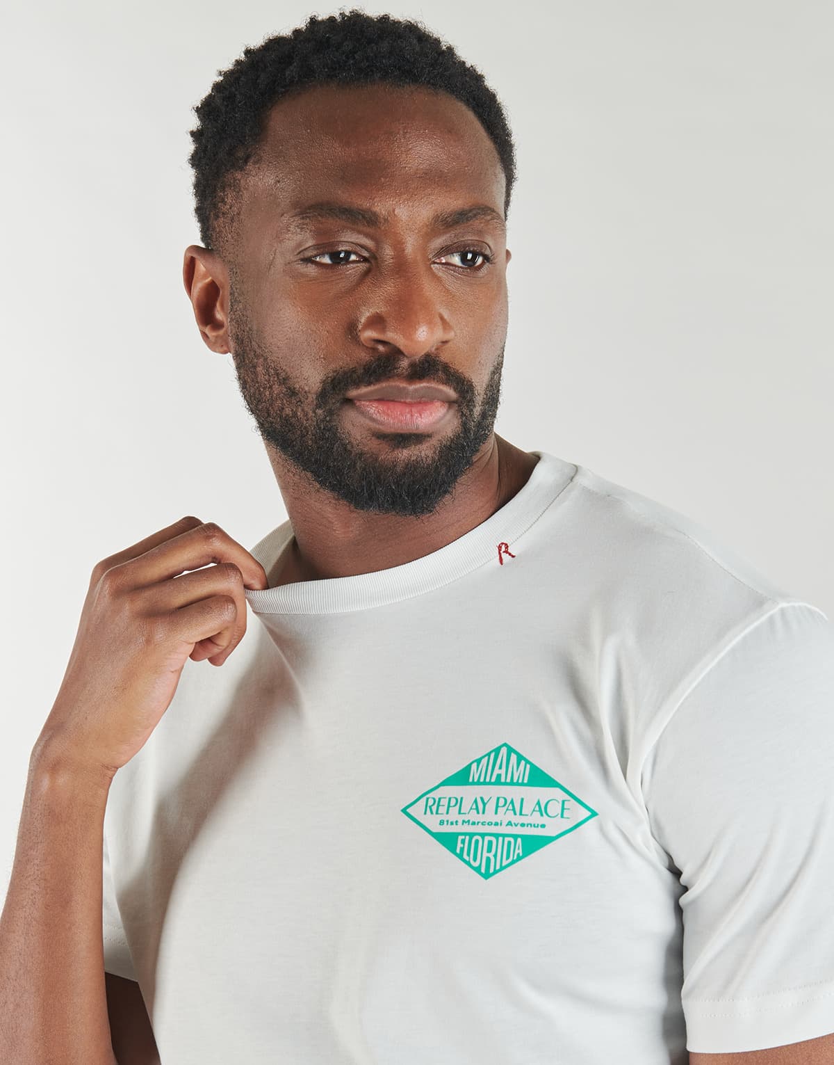 Men's T-Shirts Replay White