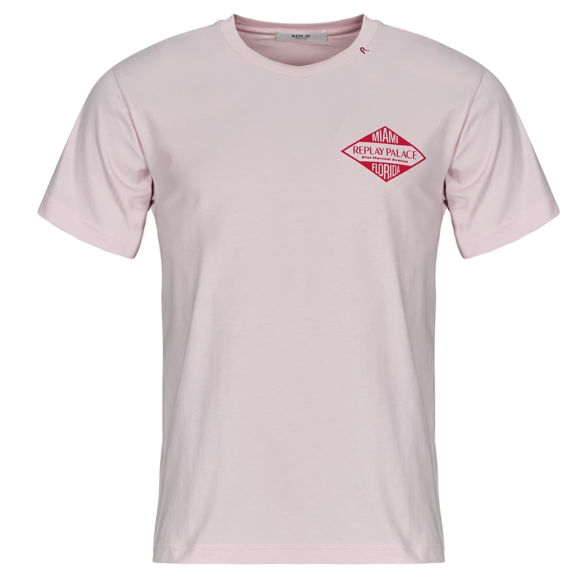 Men's T-Shirts Replay Pink
