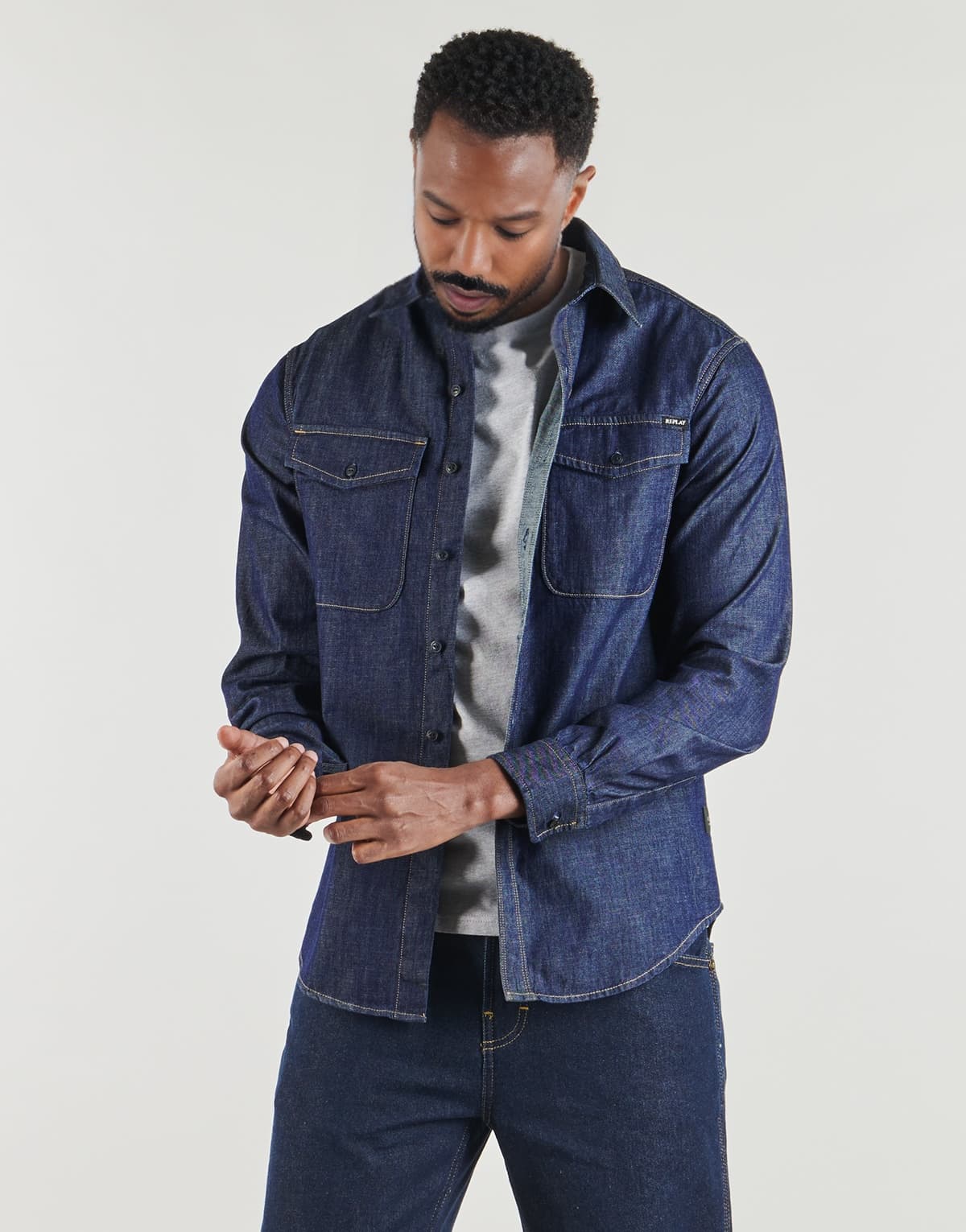 Men's Jackets Replay Black