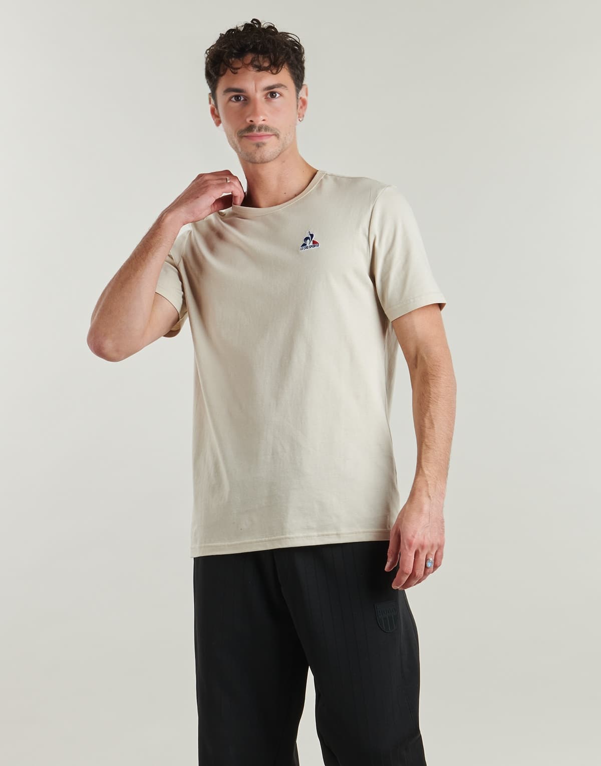 Men's Sports T-Shirts Le Coq Sportif Beige