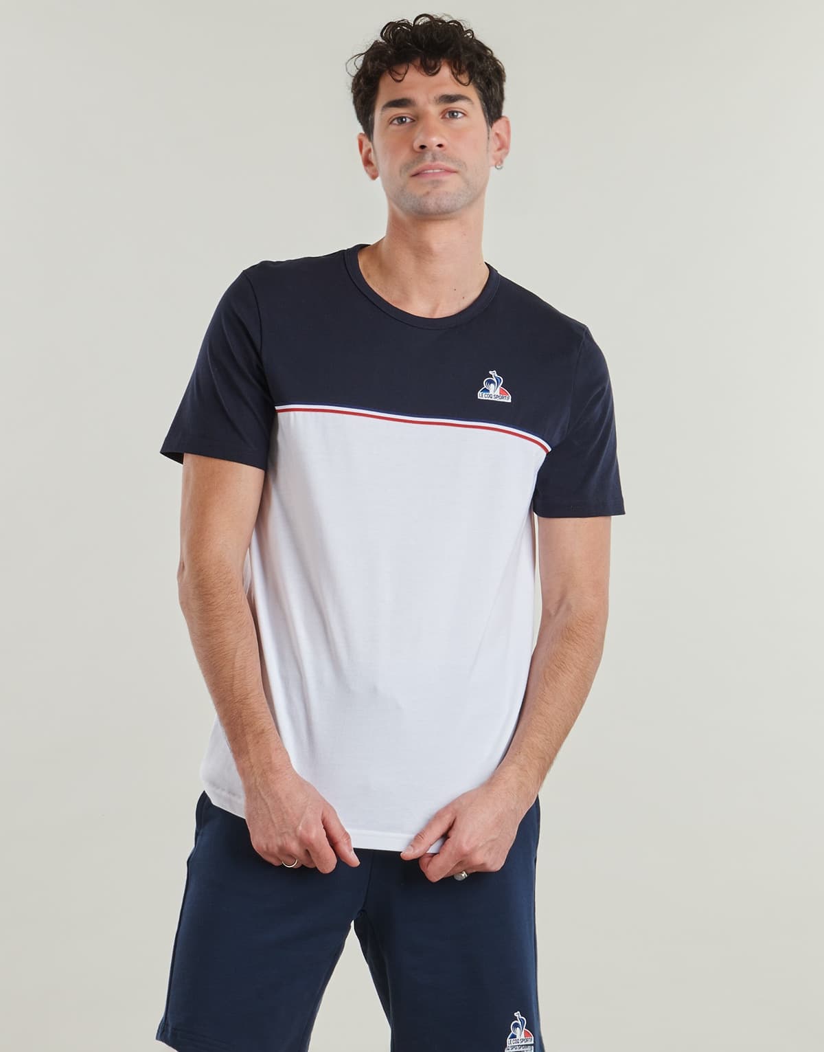 Men's Sports T-Shirts Le Coq Sportif Blue