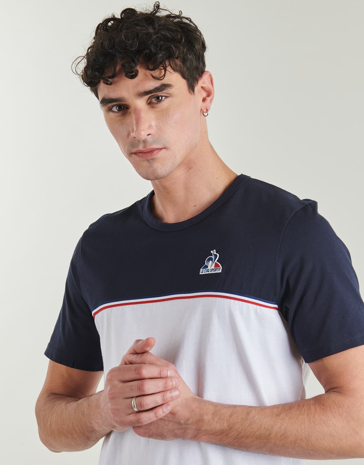 Men's Sports T-Shirts Le Coq Sportif Blue
