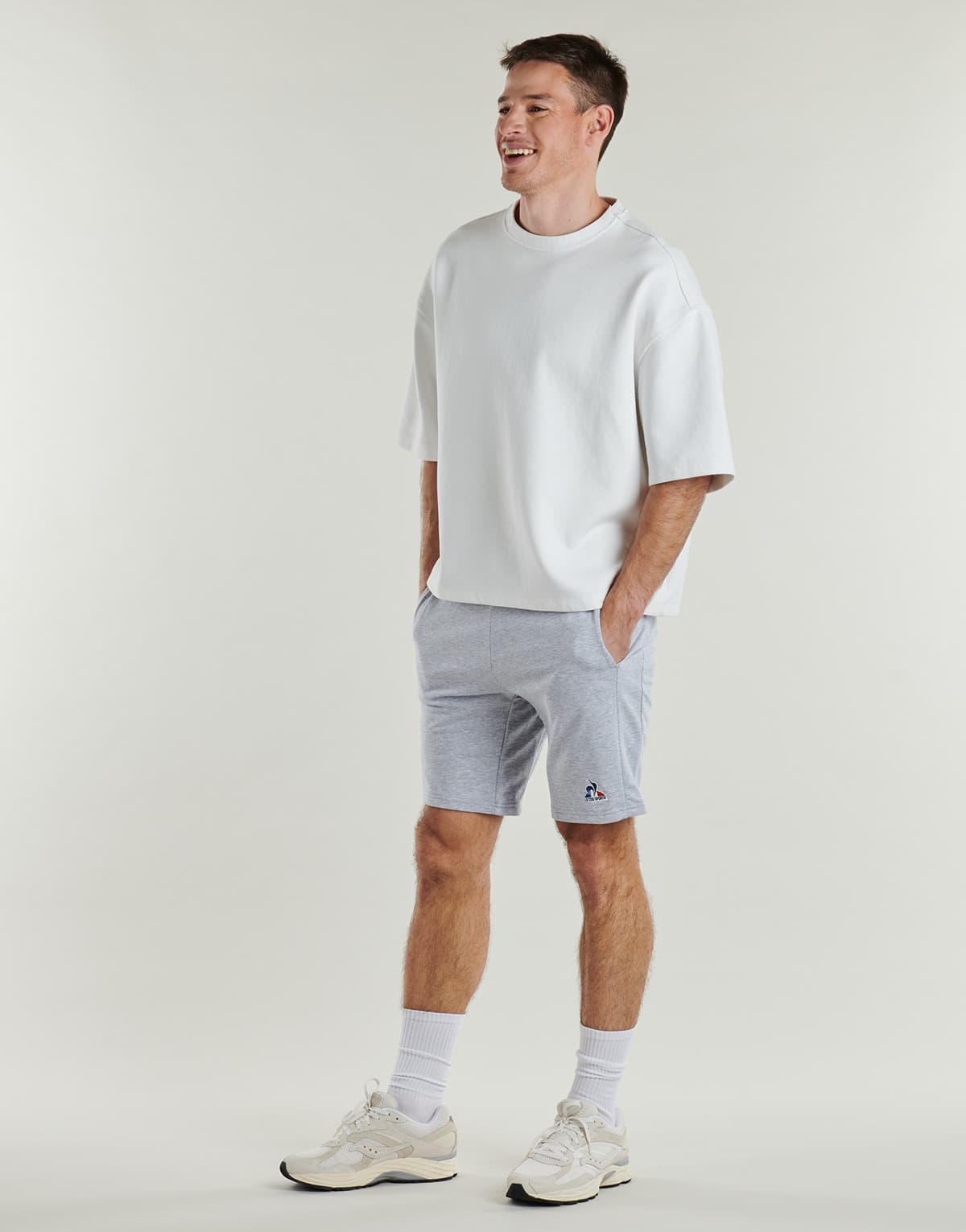 Men's Sports Shorts Le Coq Sportif Gray