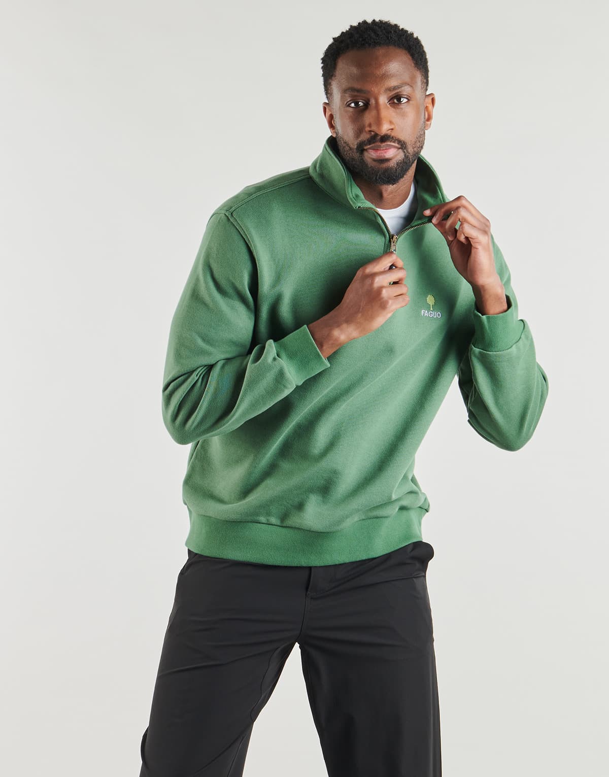 Men's Sports T-Shirts Faguo Green