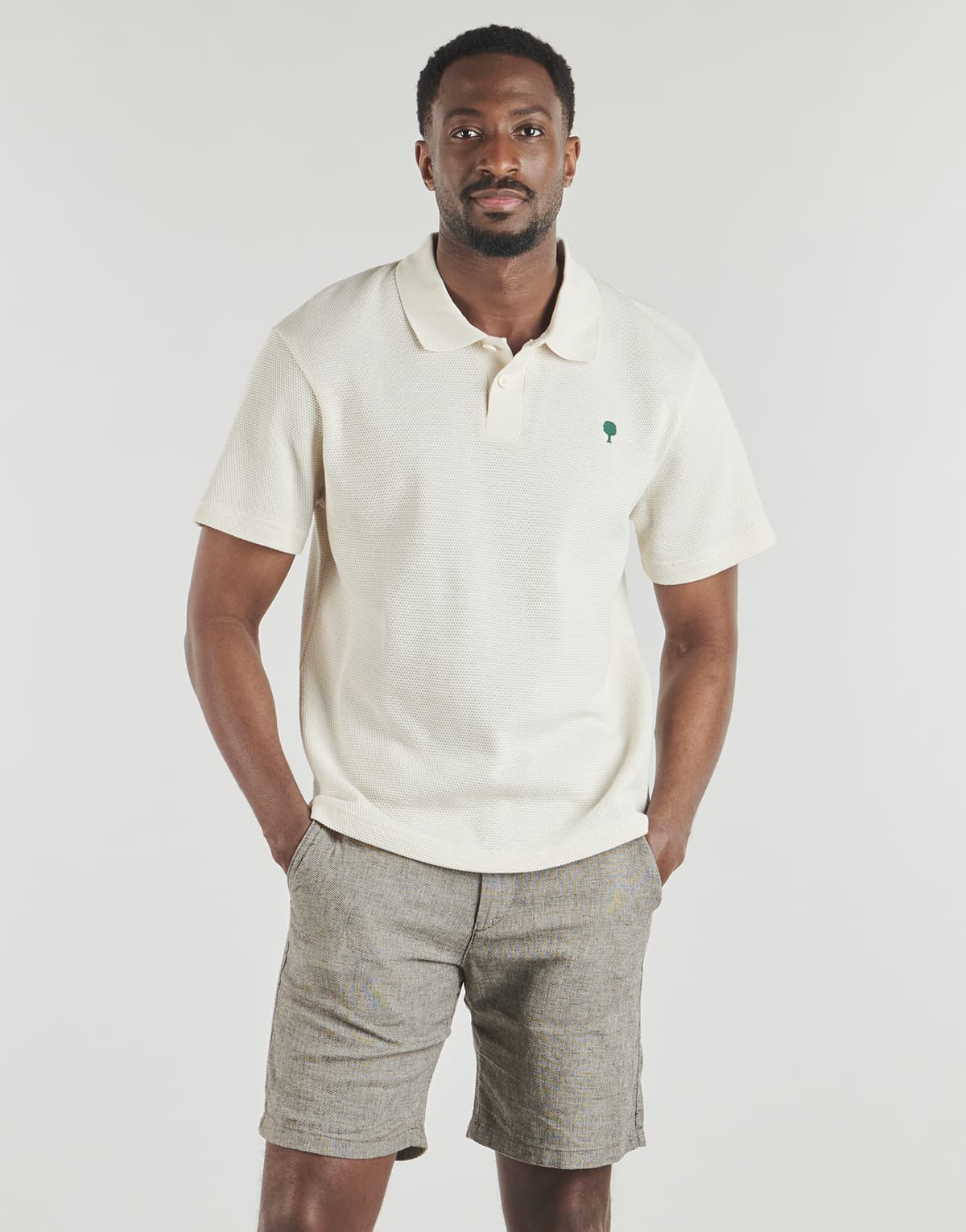 Men's Polo Shirts Faguo White