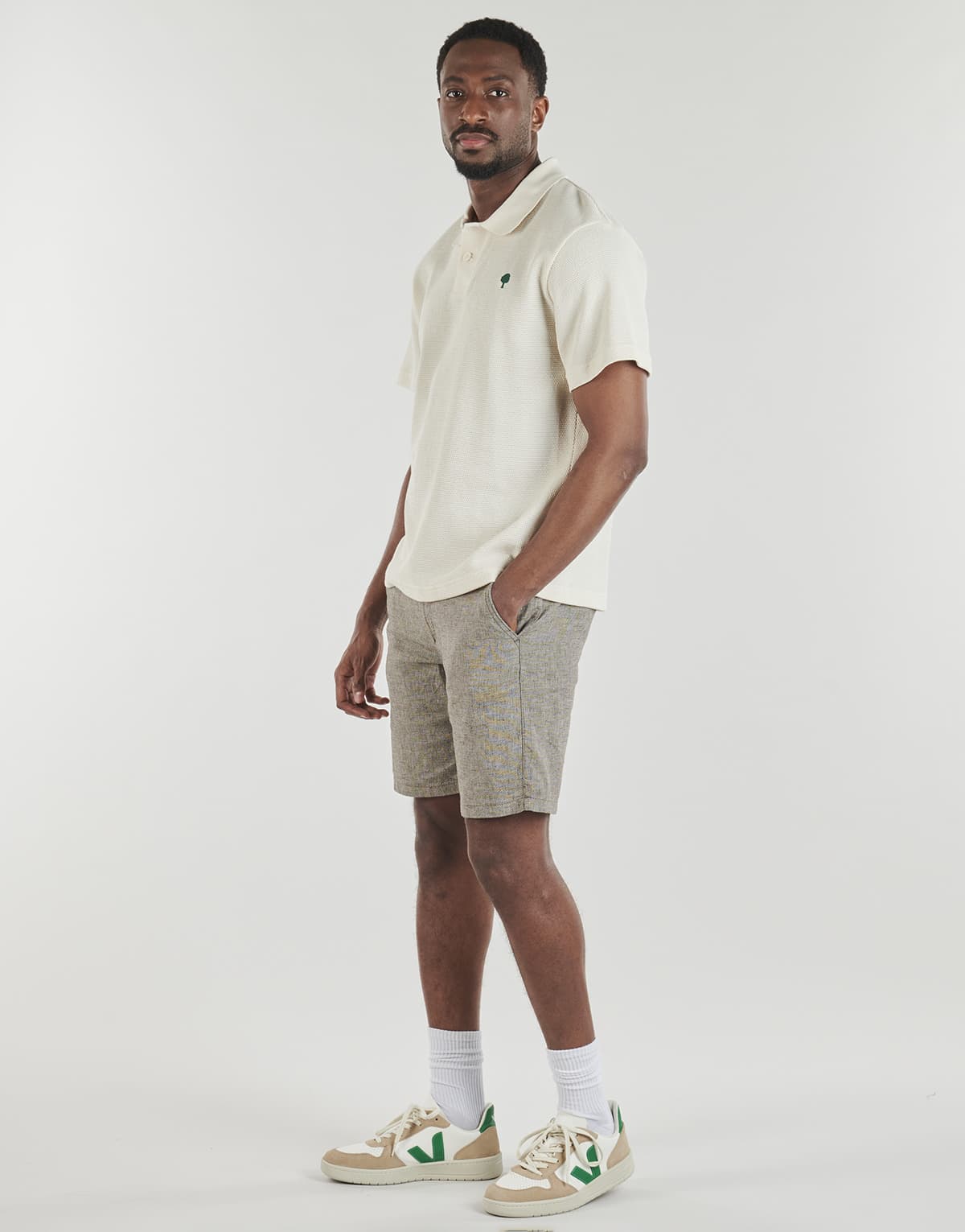 Men's Polo Shirts Faguo White