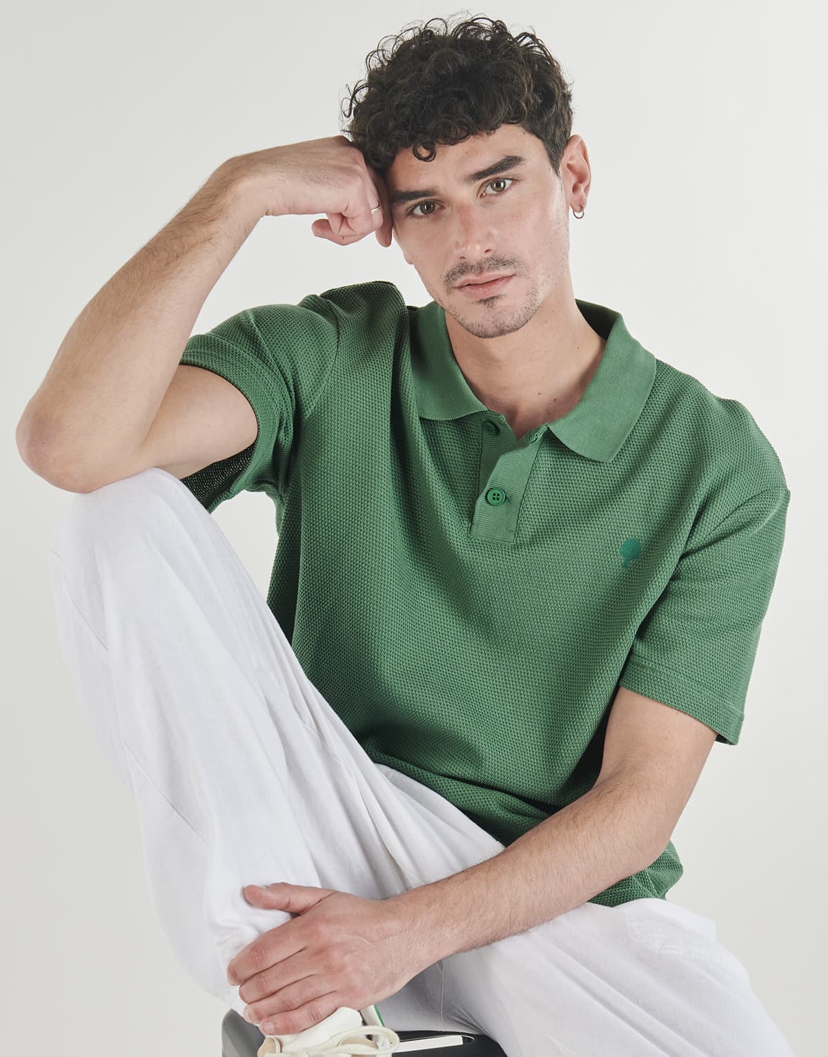 Men's Polo Shirts Faguo Green