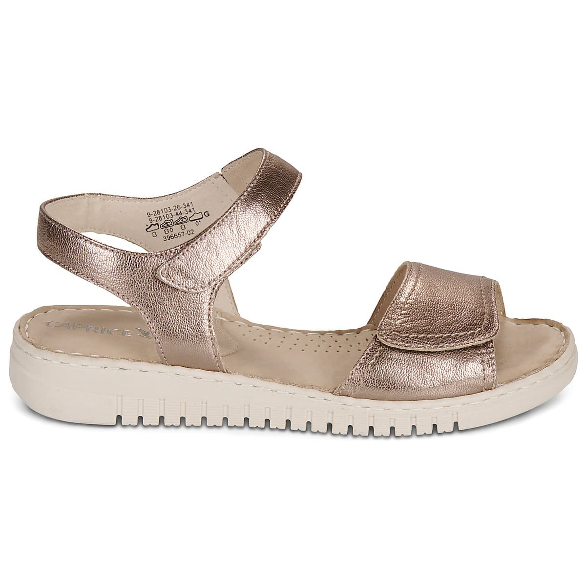 Women's Sandals Caprice Gold
