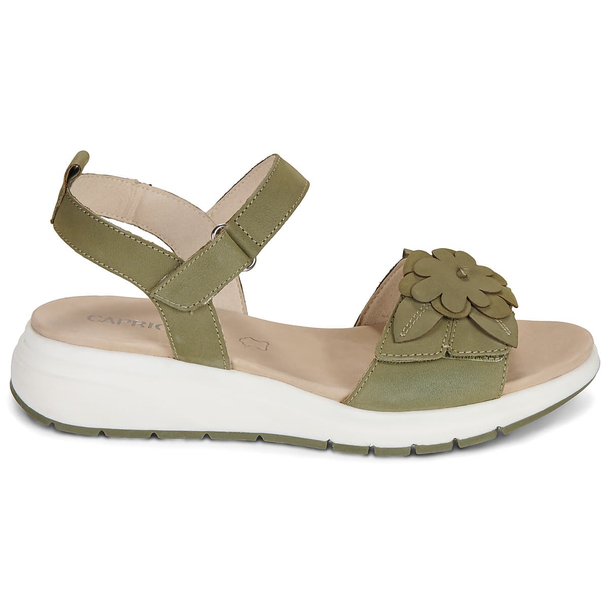 Women's Sandals Caprice Khaki