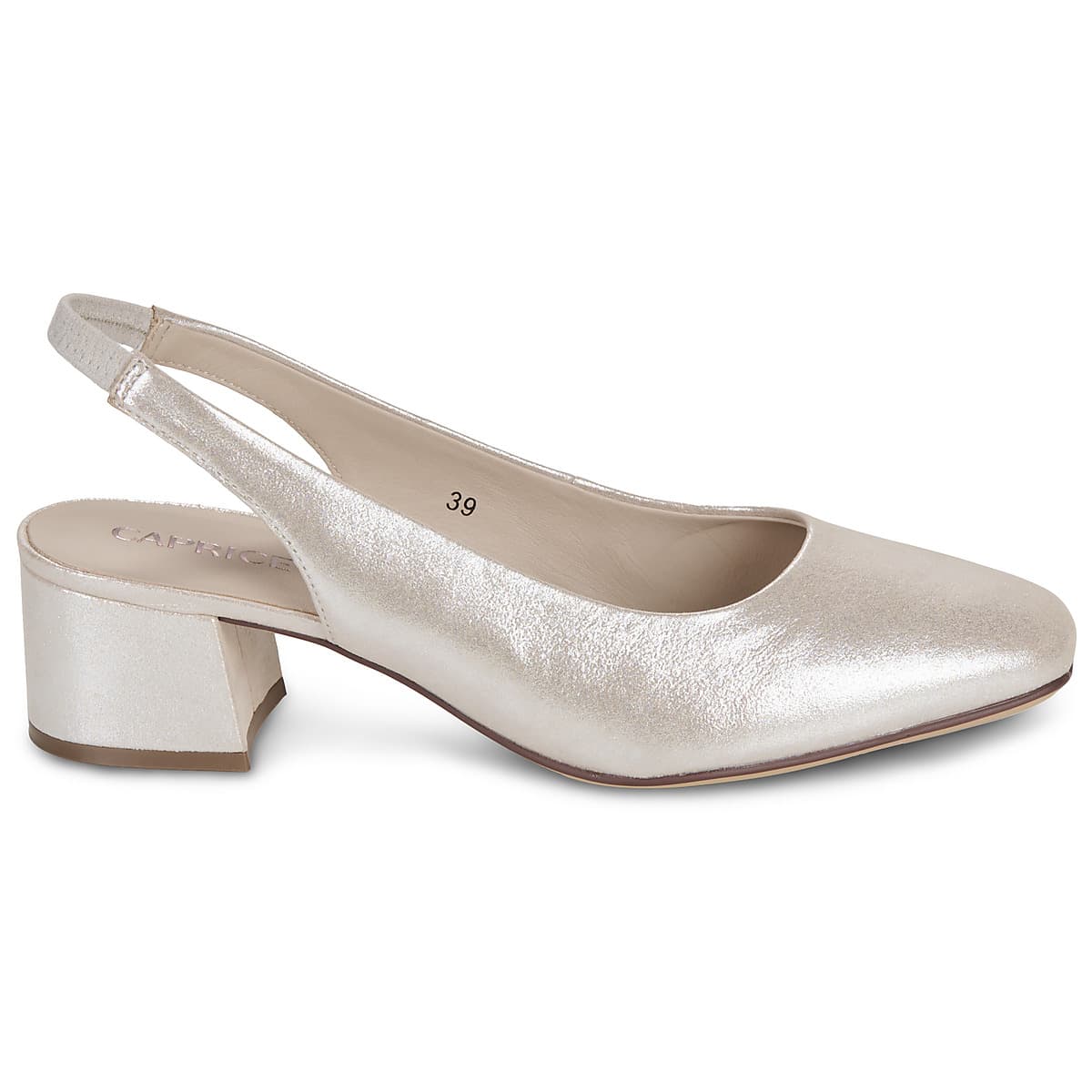 Women's Ballet Flats Caprice Silver