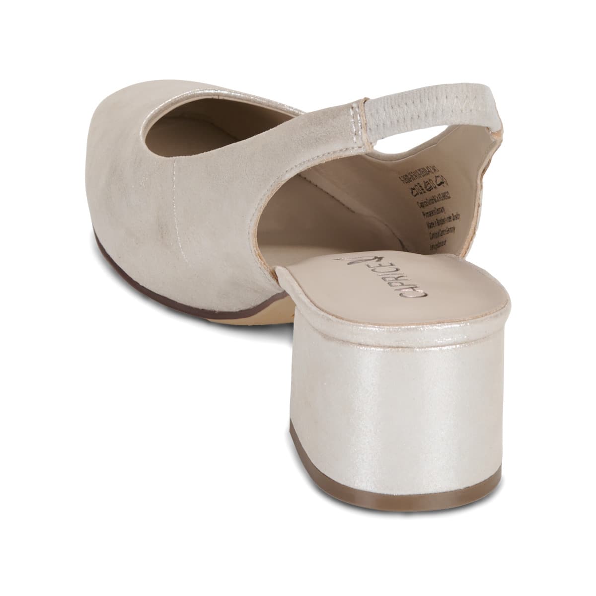 Women's Ballet Flats Caprice Silver