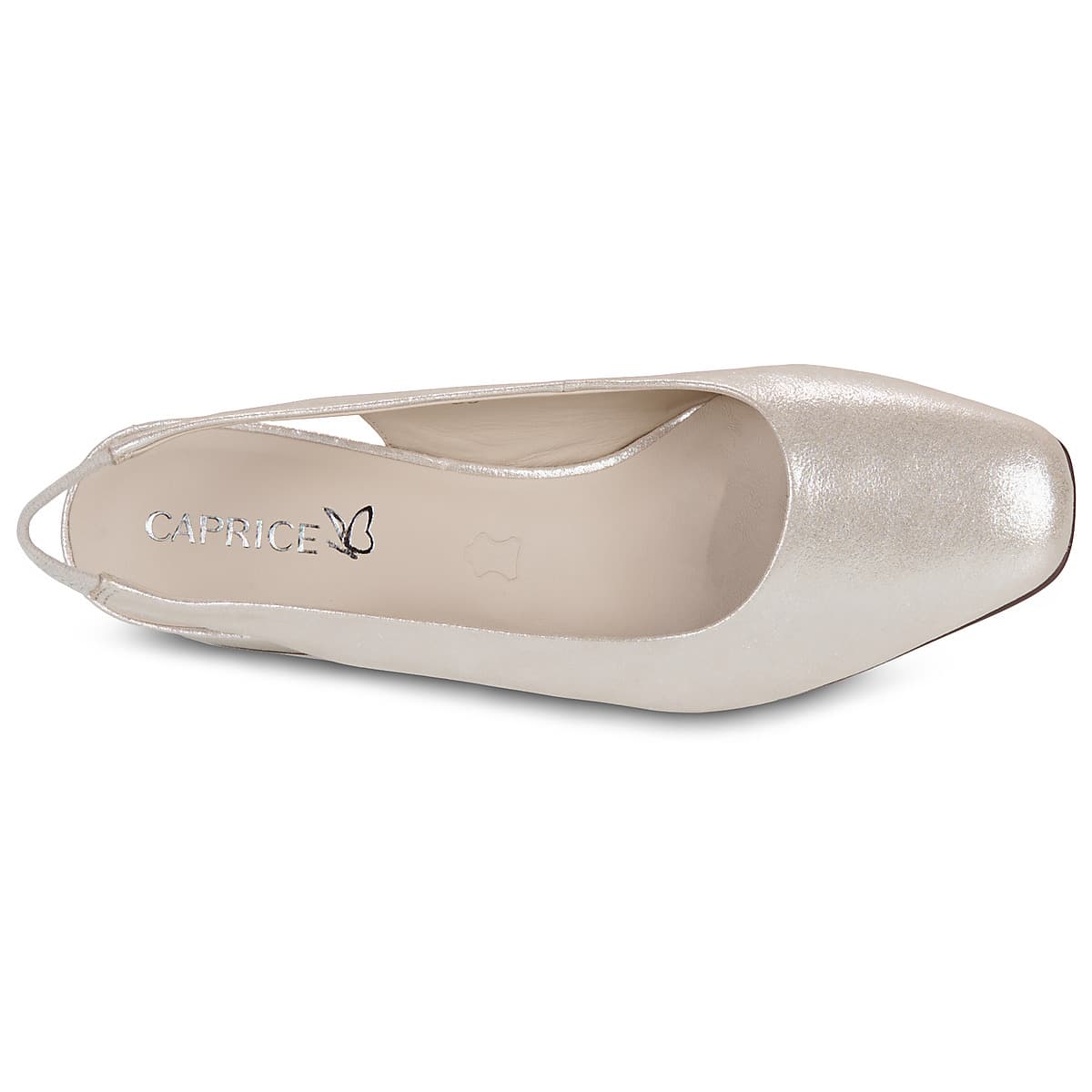 Women's Ballet Flats Caprice Silver