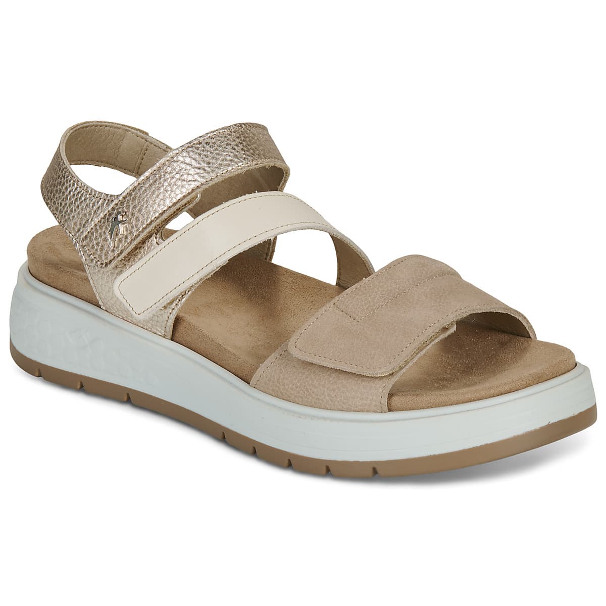 Women's Platforms Fluchos Beige