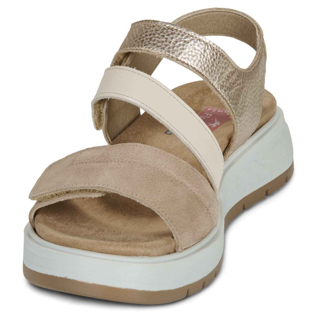 Women's Platforms Fluchos Beige
