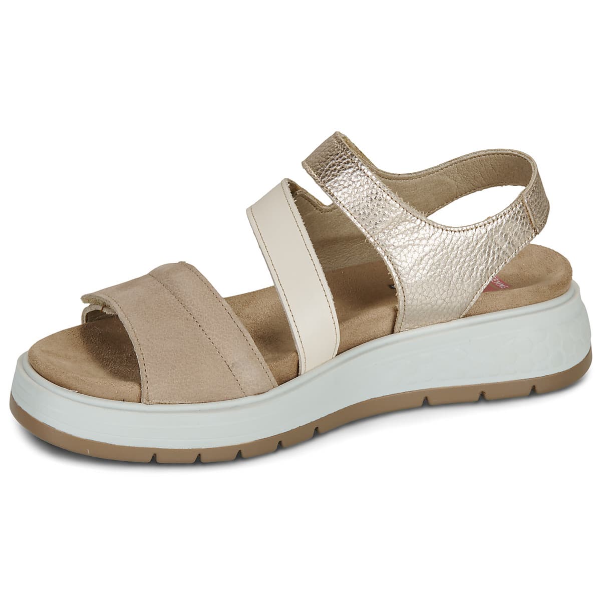 Women's Platforms Fluchos Beige