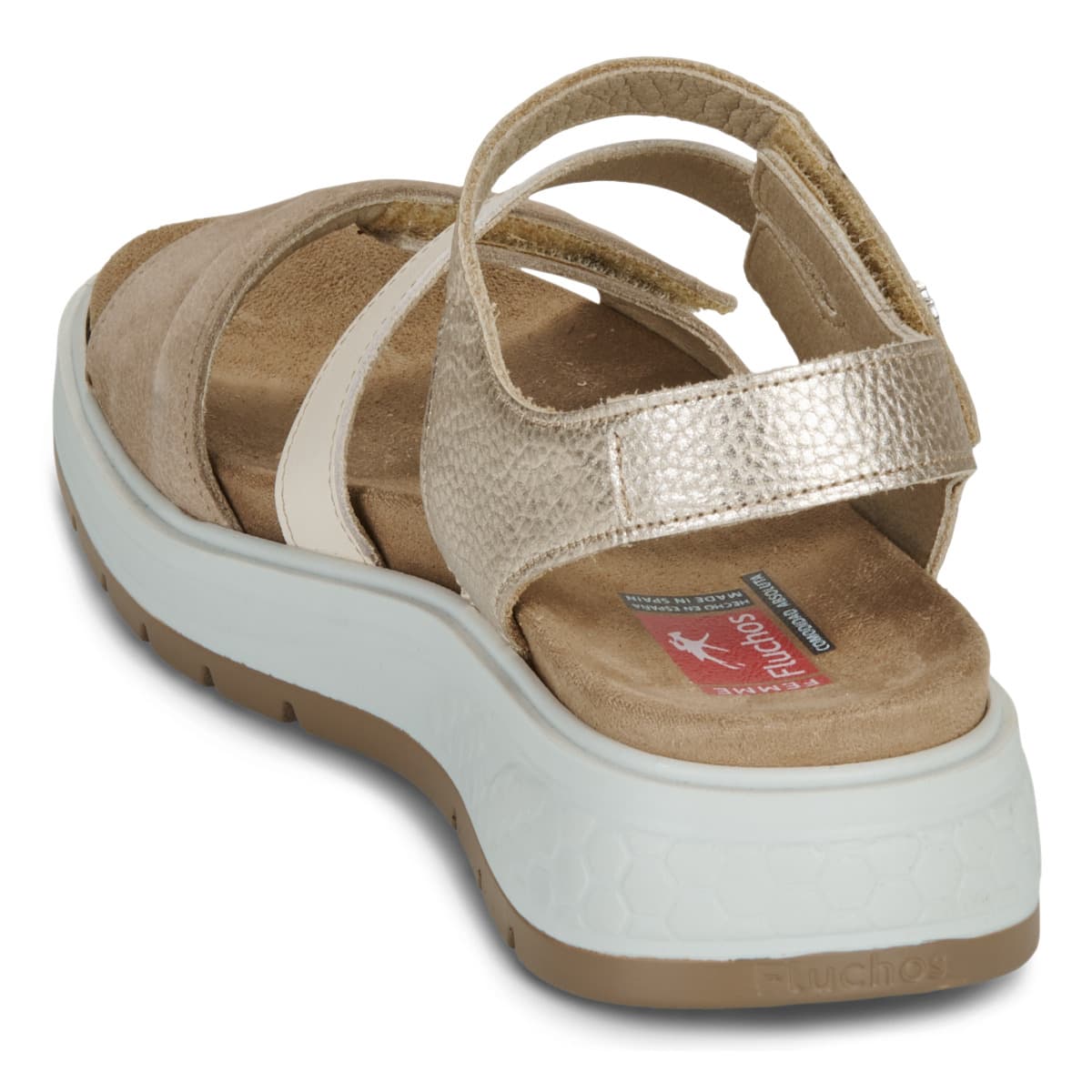 Women's Platforms Fluchos Beige