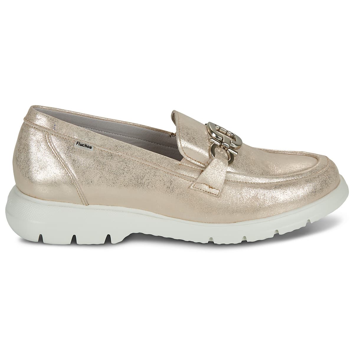 Women's Loafers Fluchos Gold