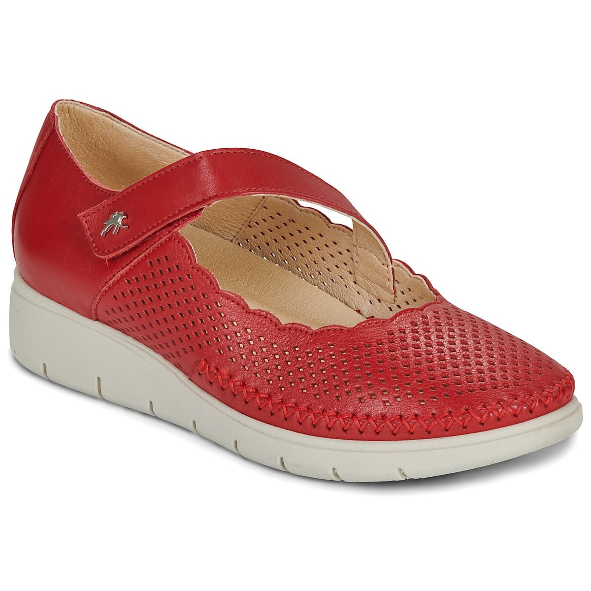 Women's Ballet Flats Fluchos Red