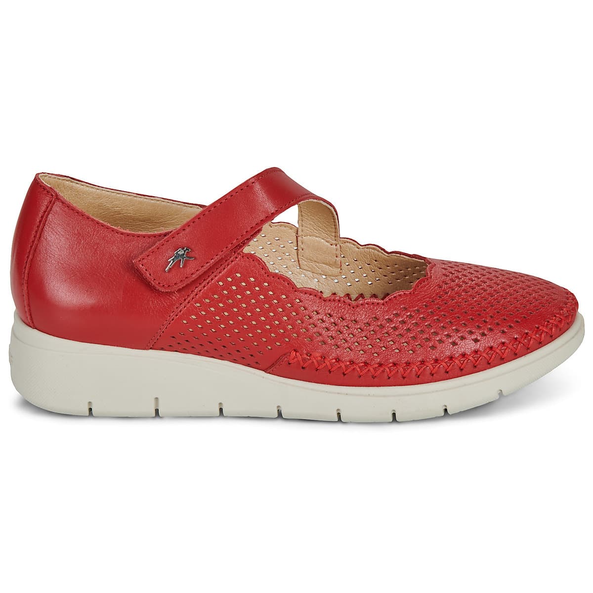 Women's Ballet Flats Fluchos Red
