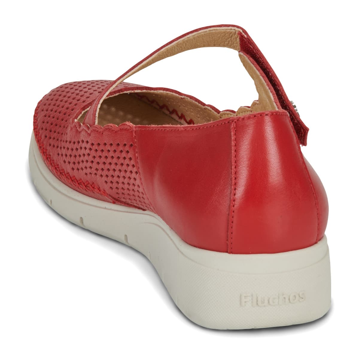 Women's Ballet Flats Fluchos Red