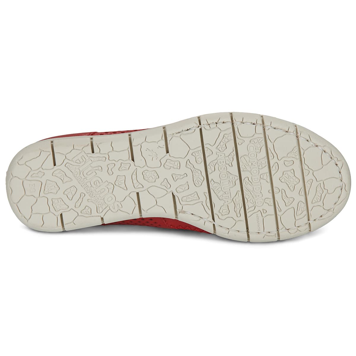 Women's Ballet Flats Fluchos Red