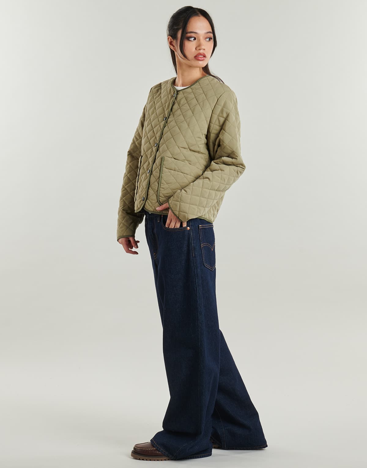 Women's Jackets Noisy May Khaki