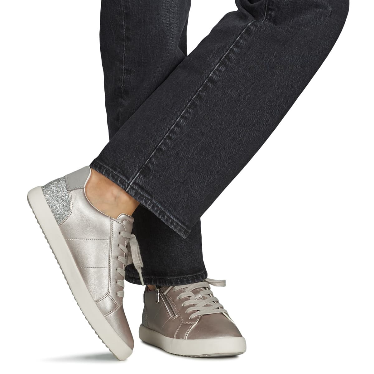 Women's Sneakers Geox Silver