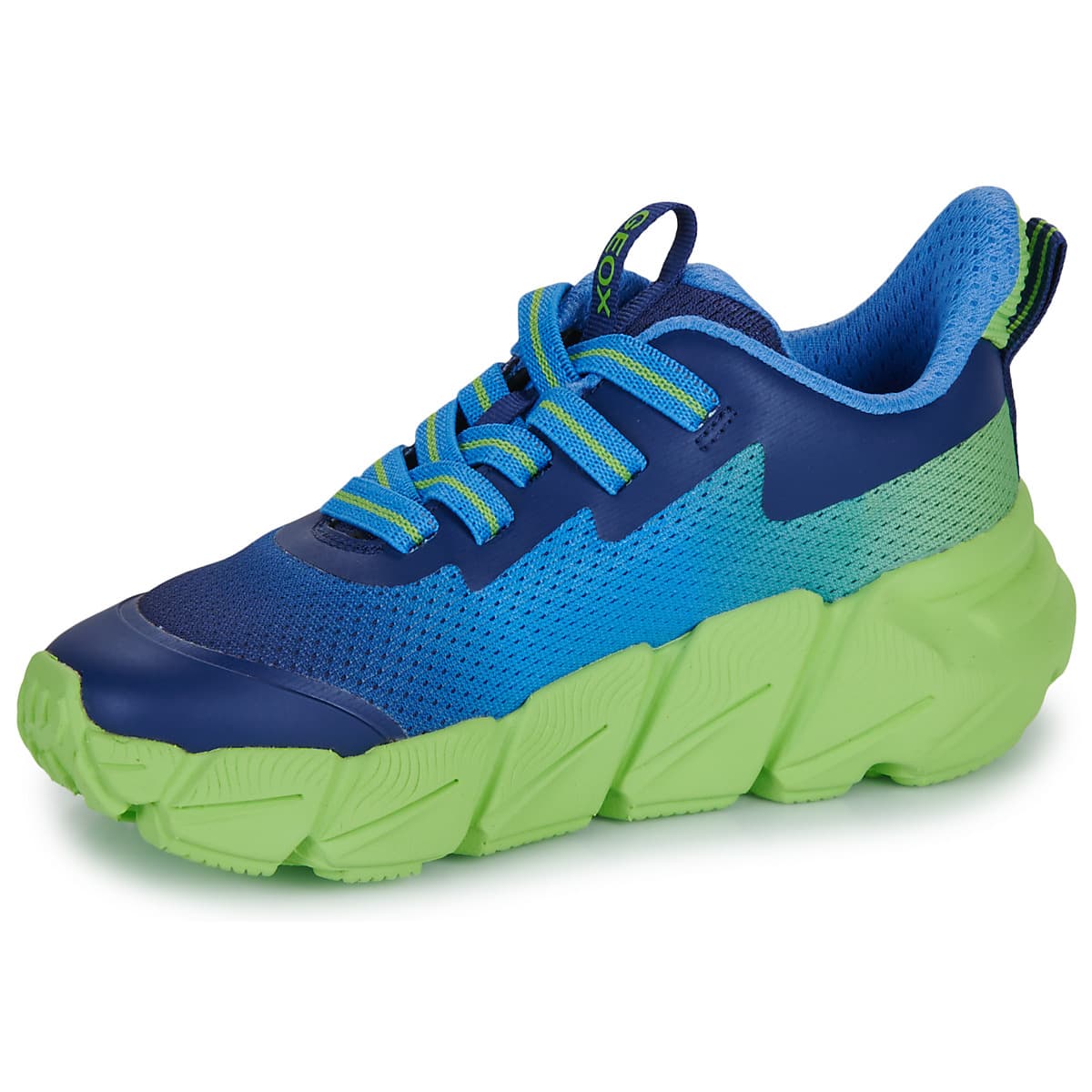 Παιδικό Αθλητικό Παπούτσι για Αγόρι Geox Flexyper Fast Ανατομικό Χρώματος Πολύχρωμο J46N1A 02A9J C4378