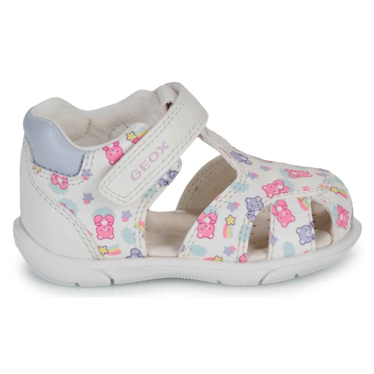 Παιδικό Κλειστό Πέδιλο για Κορίτσι Geox Ανατομικό Χρώματος Λευκό B556FB 05404 C0270