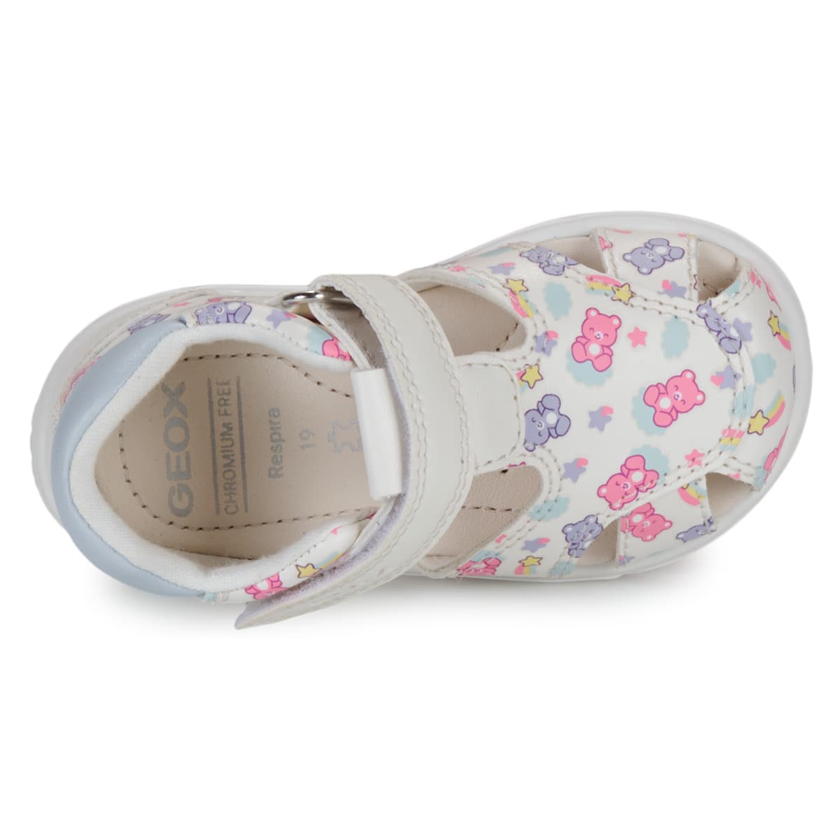 Παιδικό Κλειστό Πέδιλο για Κορίτσι Geox Ανατομικό Χρώματος Λευκό B556FB 05404 C0270