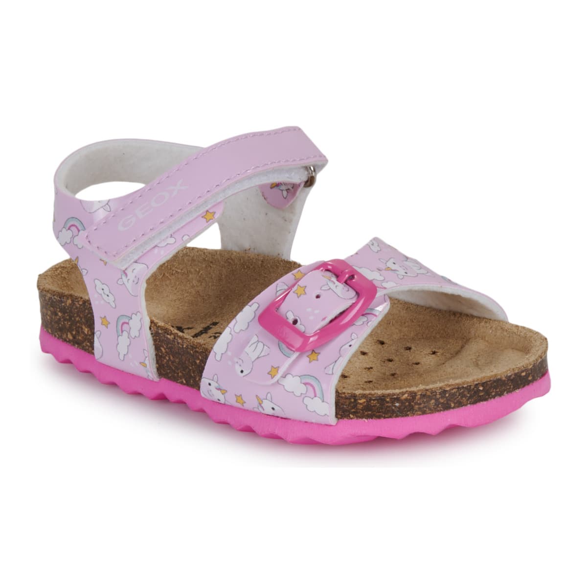 Σανδάλια χωρίς τακούνι Geox B SANDAL CHALKI GIRL