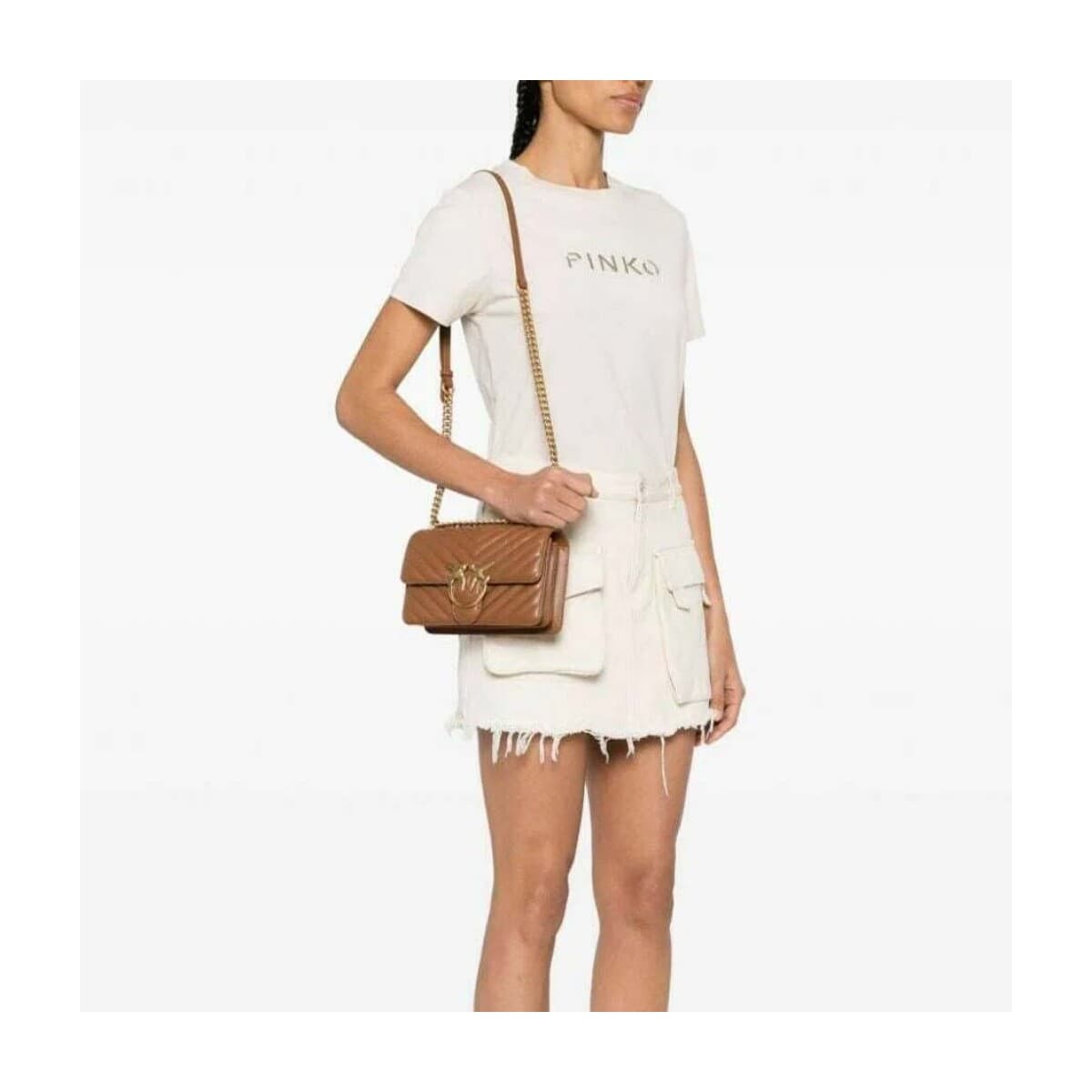 Women's Shoulder Bags Pinko Brown