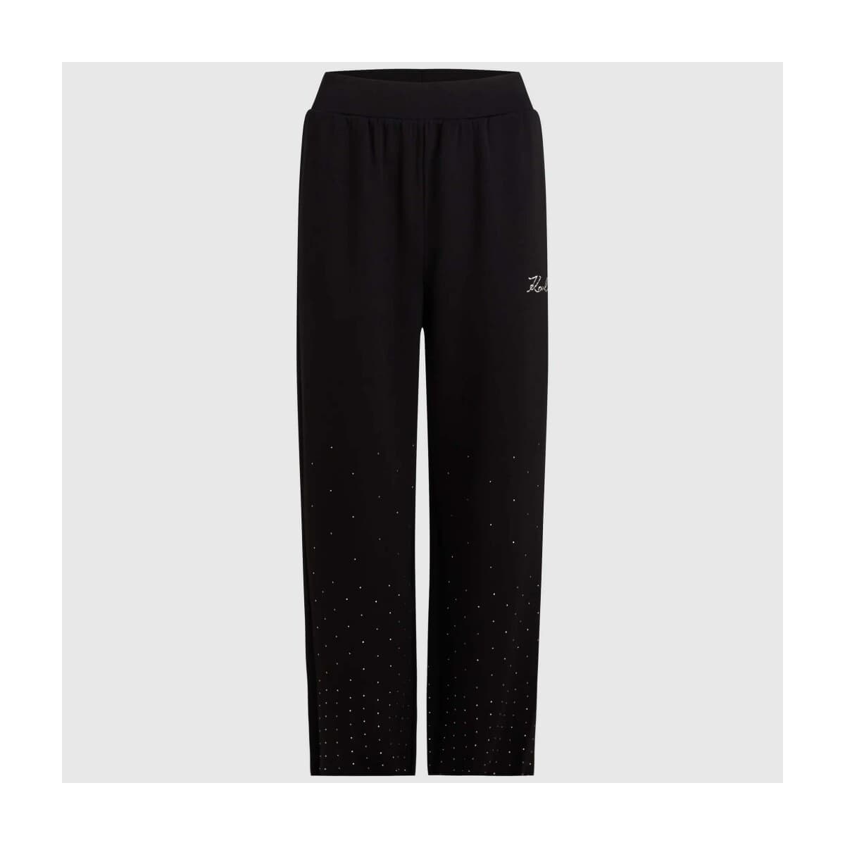 Φόρμες Karl Lagerfeld Pantalones Mujer Modèle Rhinestone Rain Sweatpant