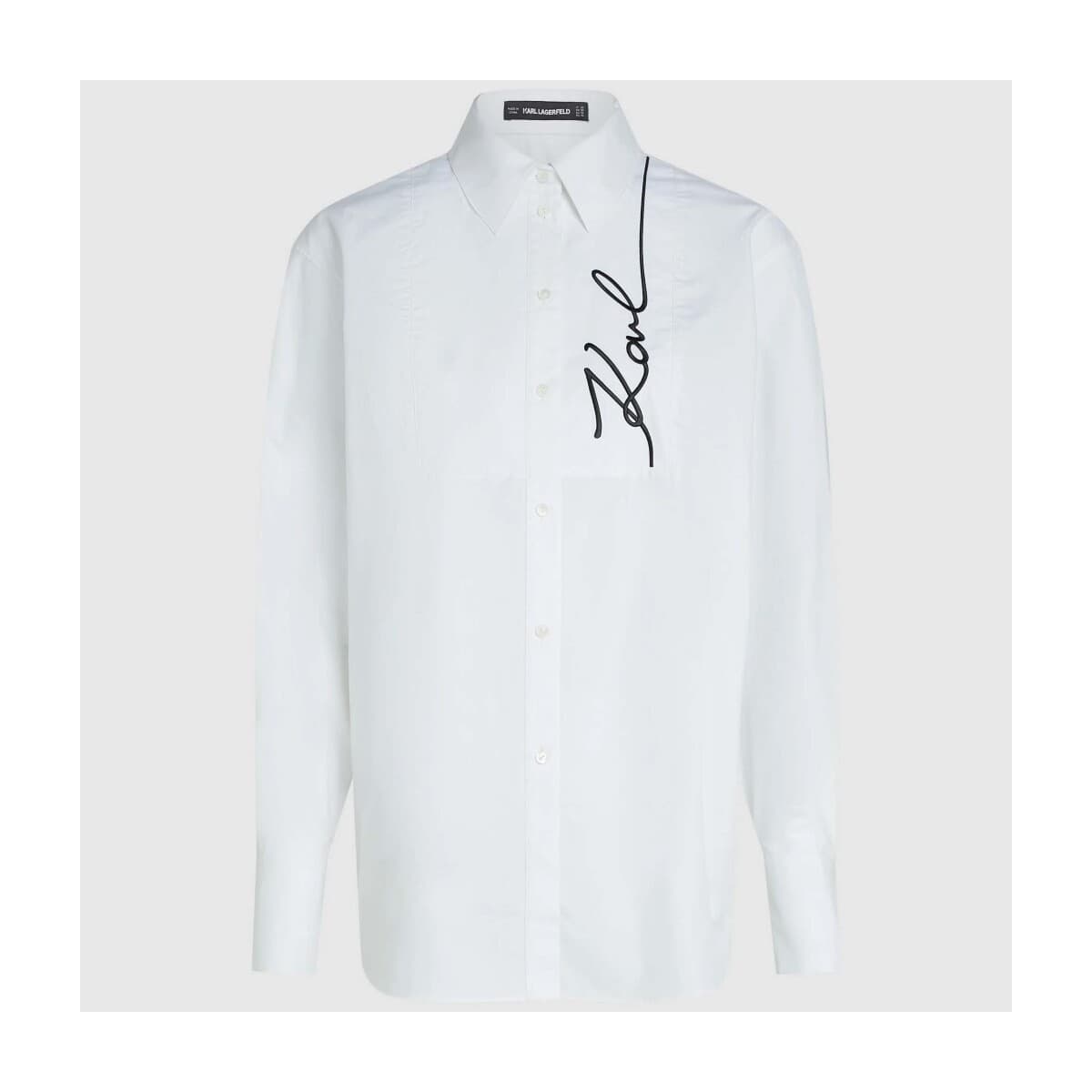 Πουκάμισα Karl Lagerfeld Camisas Mujer Modèle Signature Sequins T-shirt