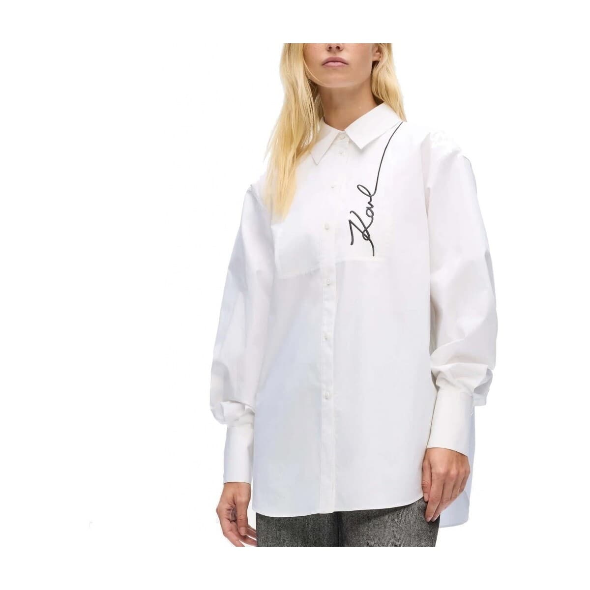 Women's Shirts Karl Lagerfeld White