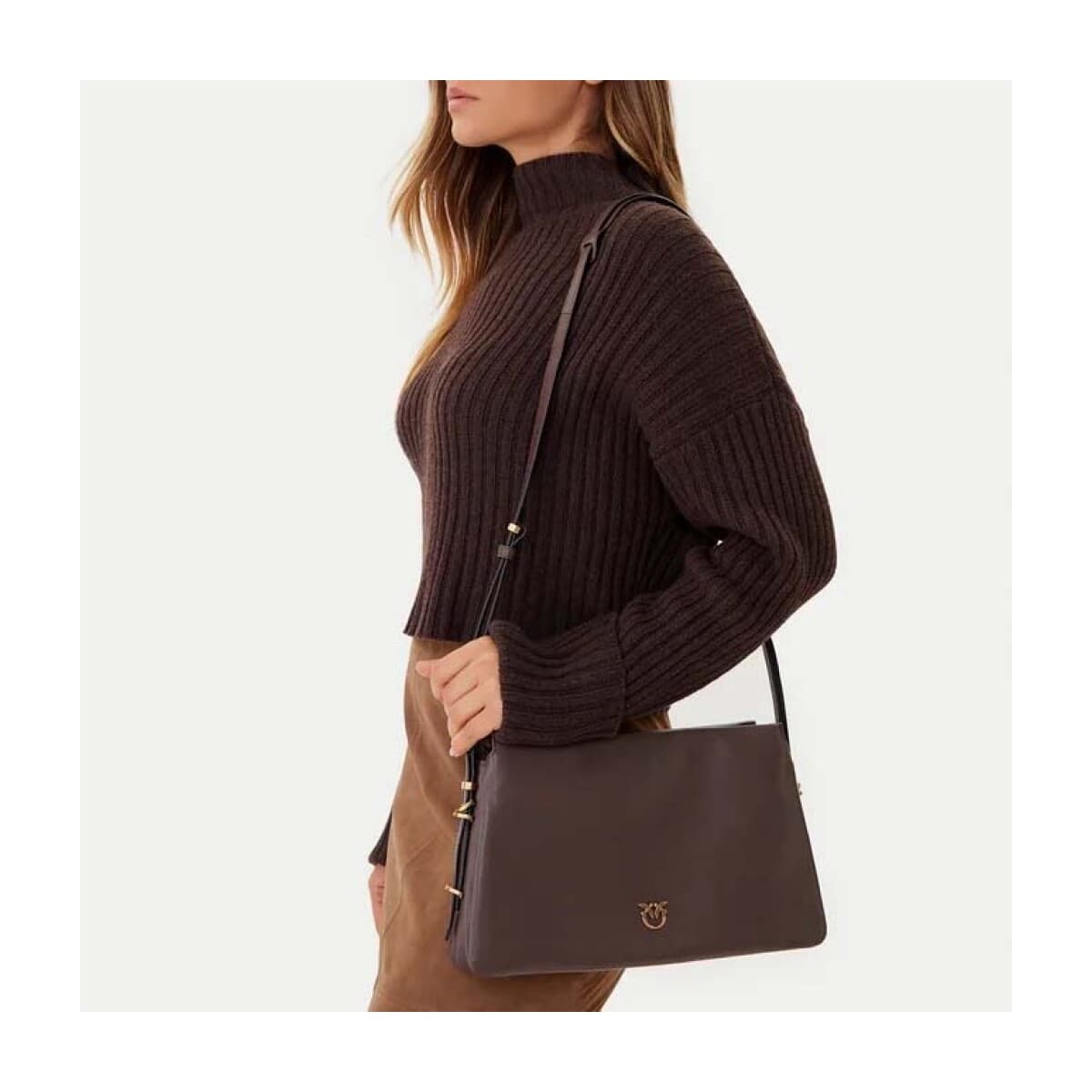 Women's Shoulder Bags Pinko Brown