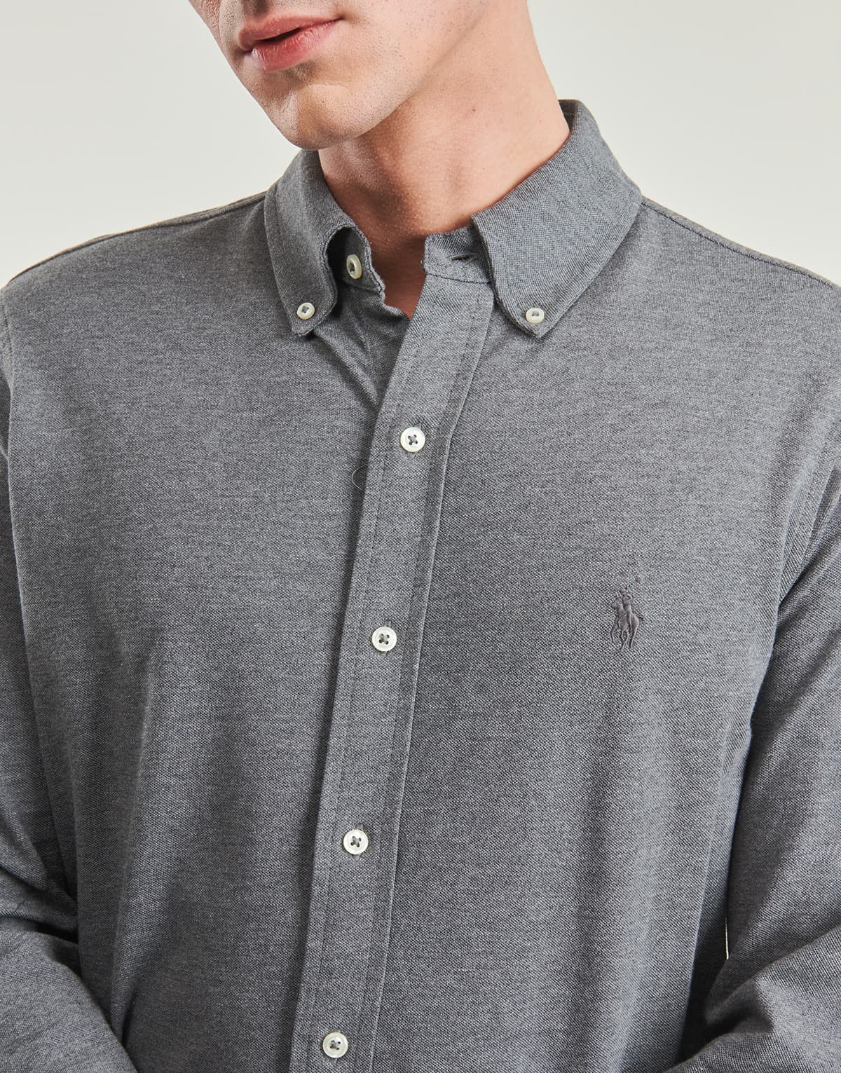 Men's Shirts Polo Ralph Lauren Gray