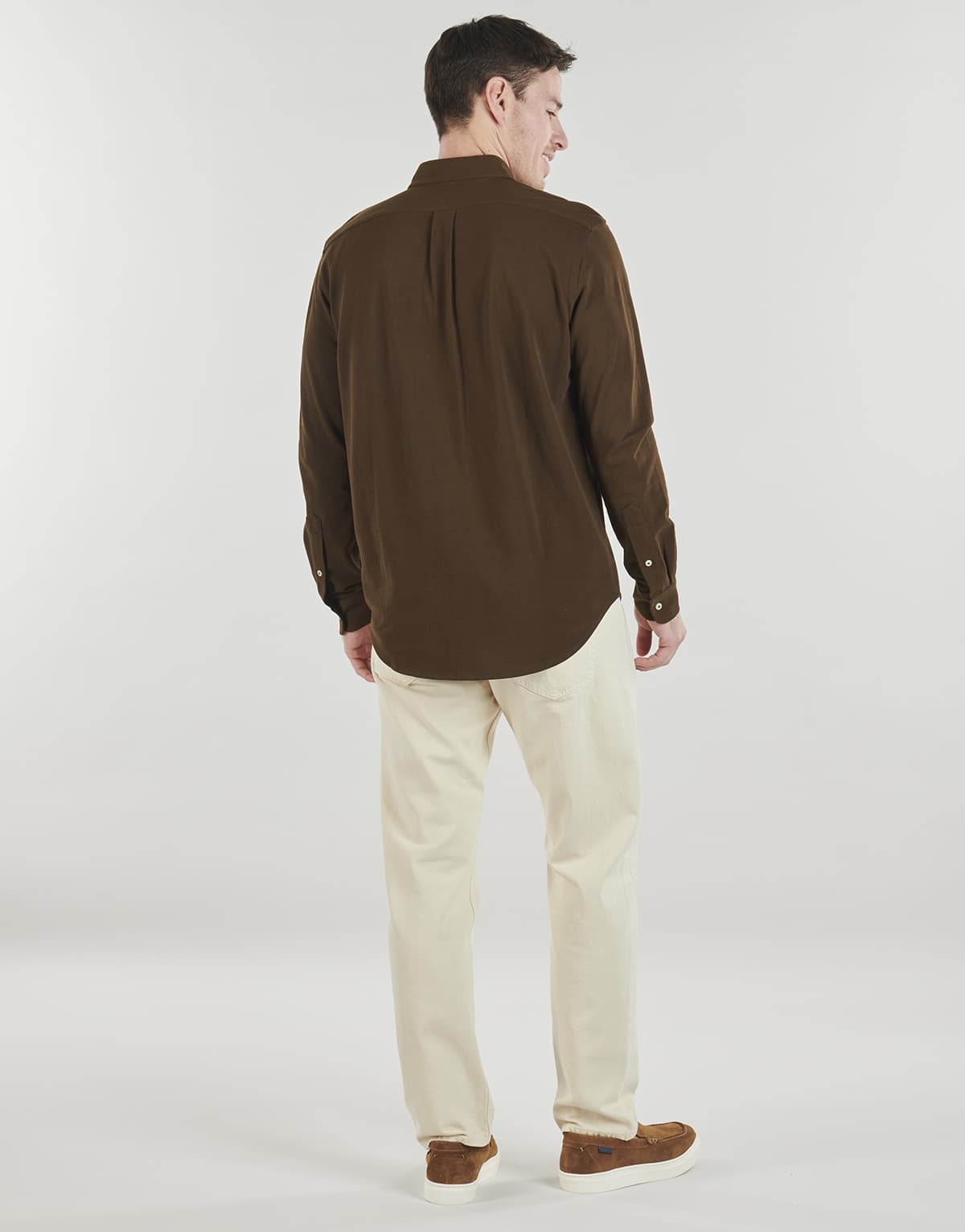 Men's Shirts Polo Ralph Lauren Brown