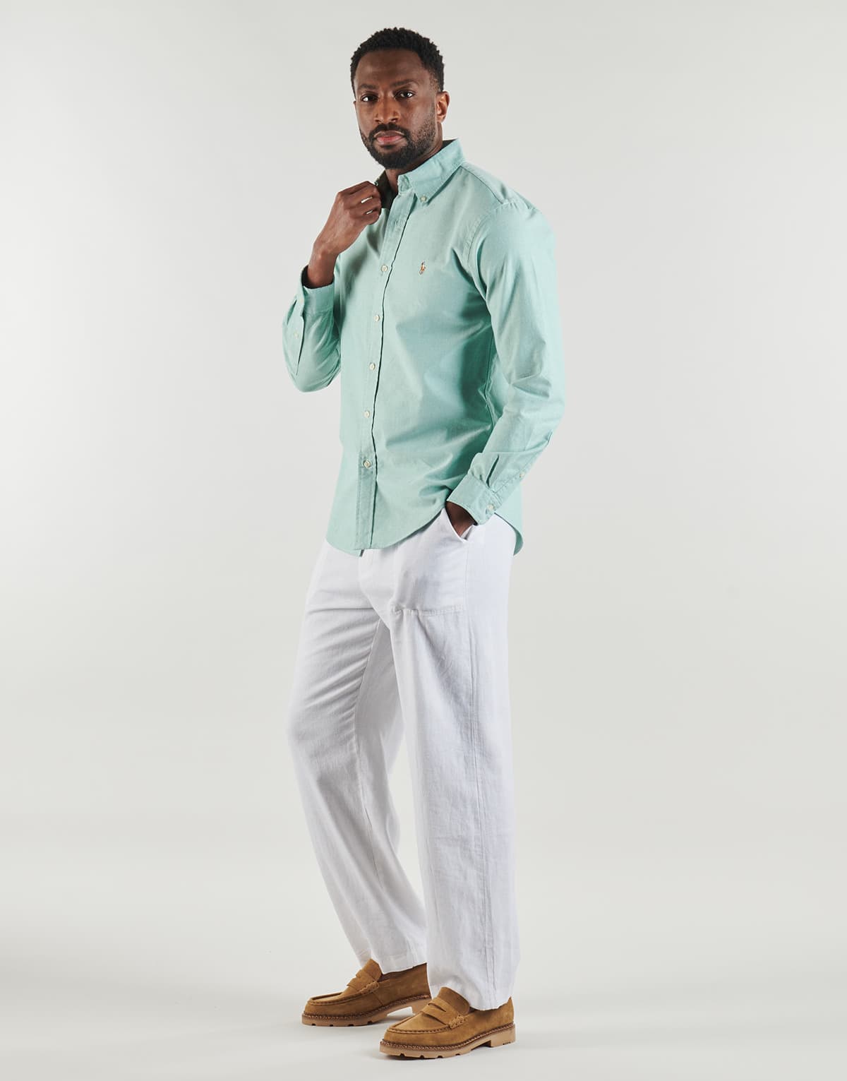 Men's Shirts Polo Ralph Lauren Green