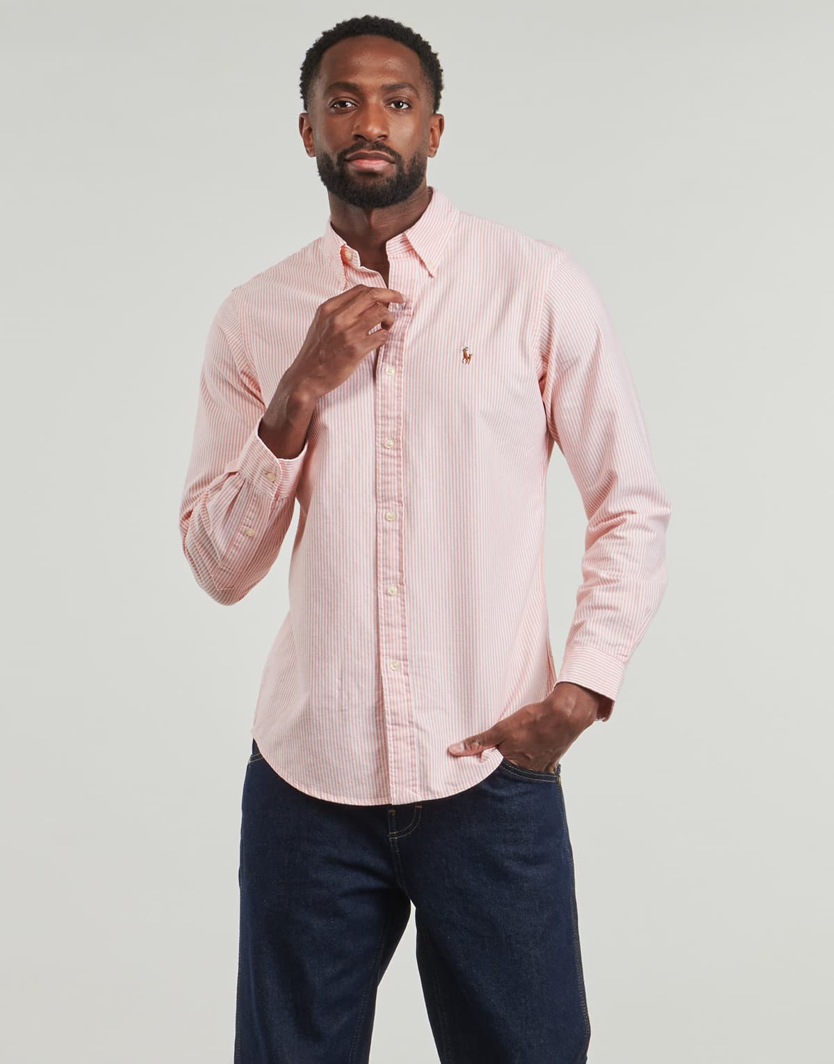 Men's Shirts Polo Ralph Lauren Orange