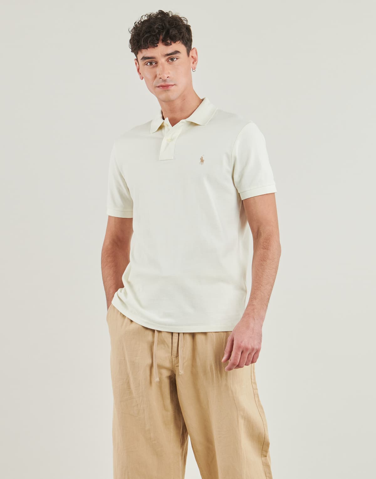 Men's Polo Shirts Polo Ralph Lauren Beige