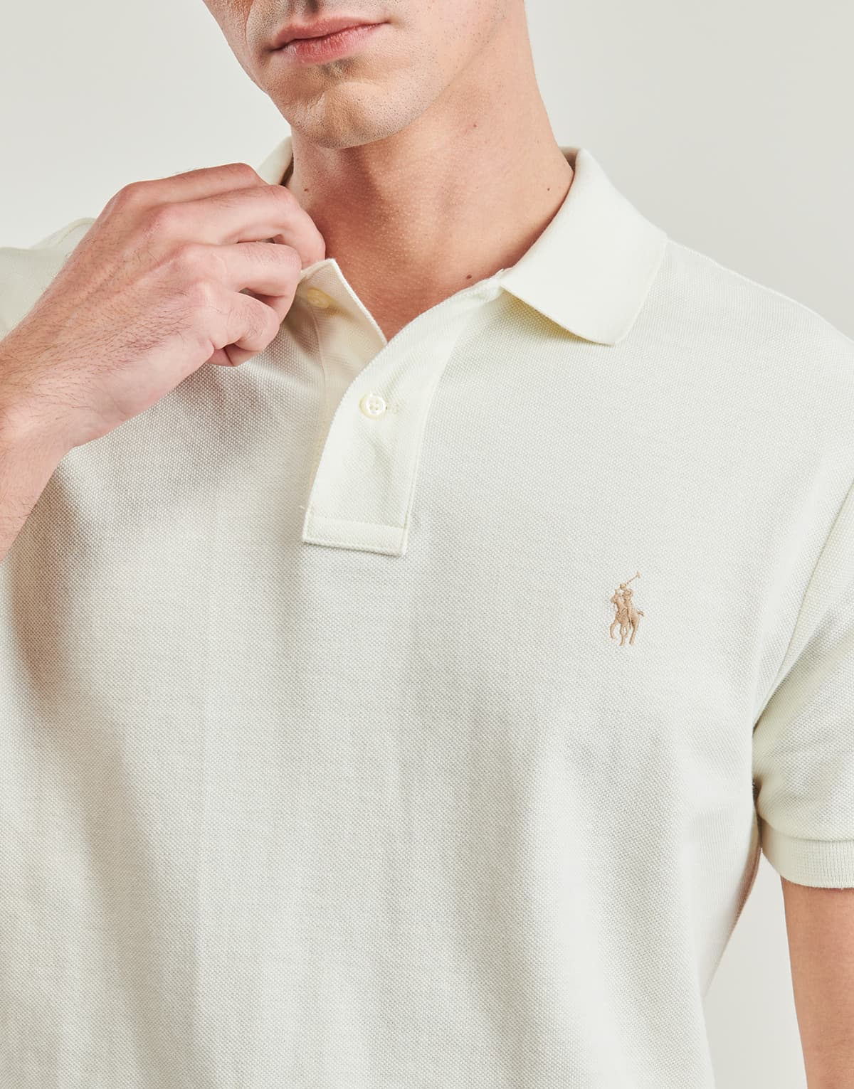 Men's Polo Shirts Polo Ralph Lauren Beige