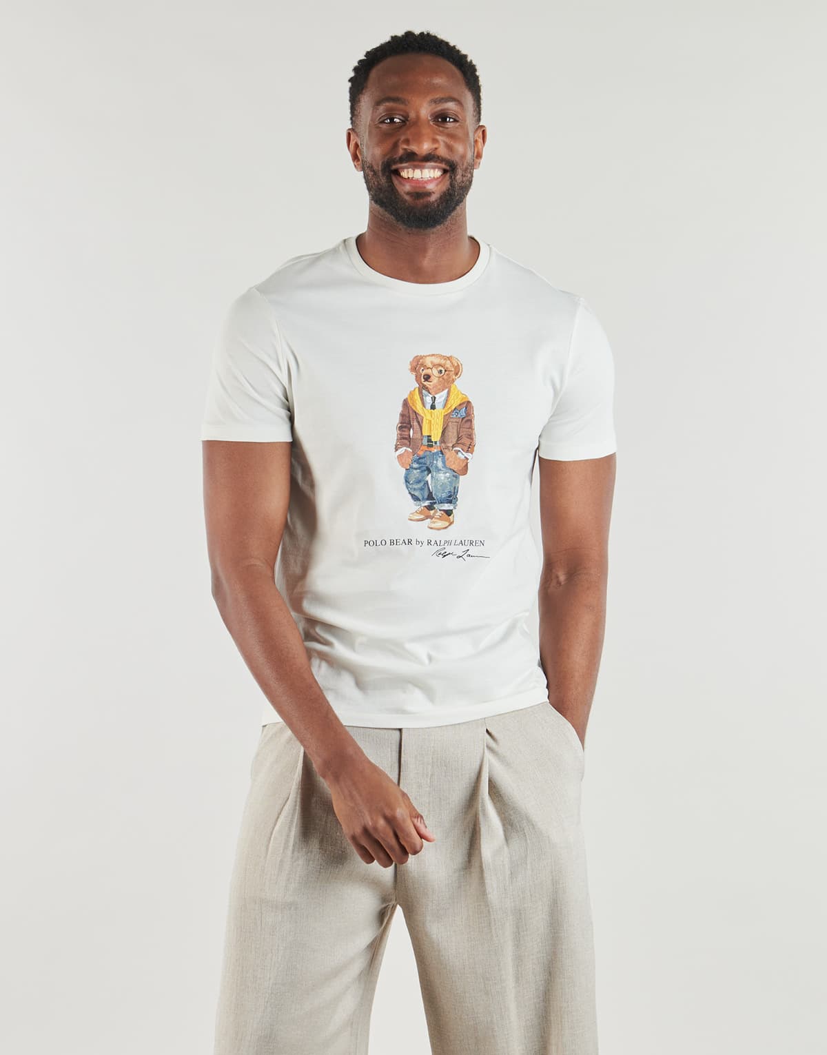 Men's T-Shirts Polo Ralph Lauren White