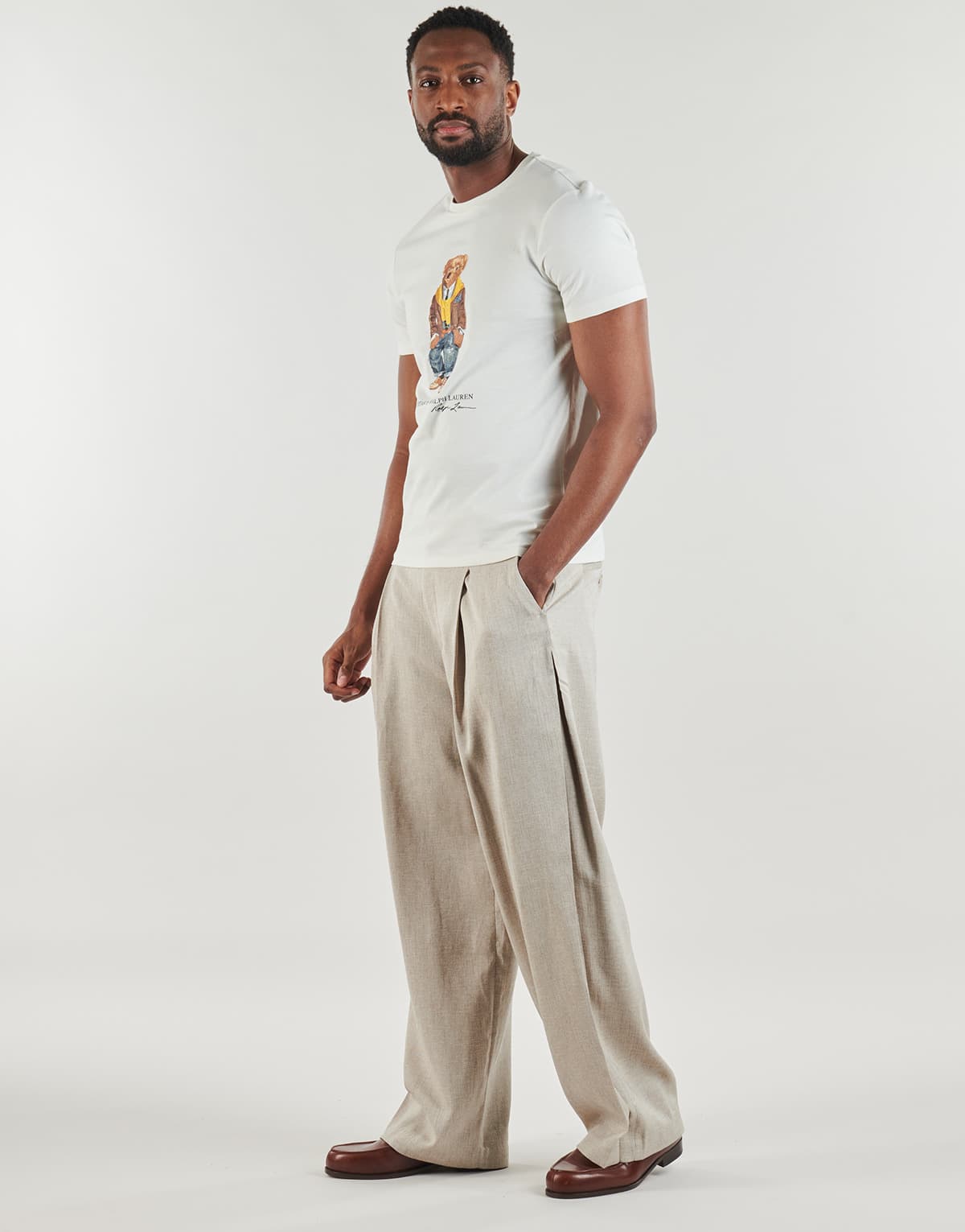 Men's T-Shirts Polo Ralph Lauren White