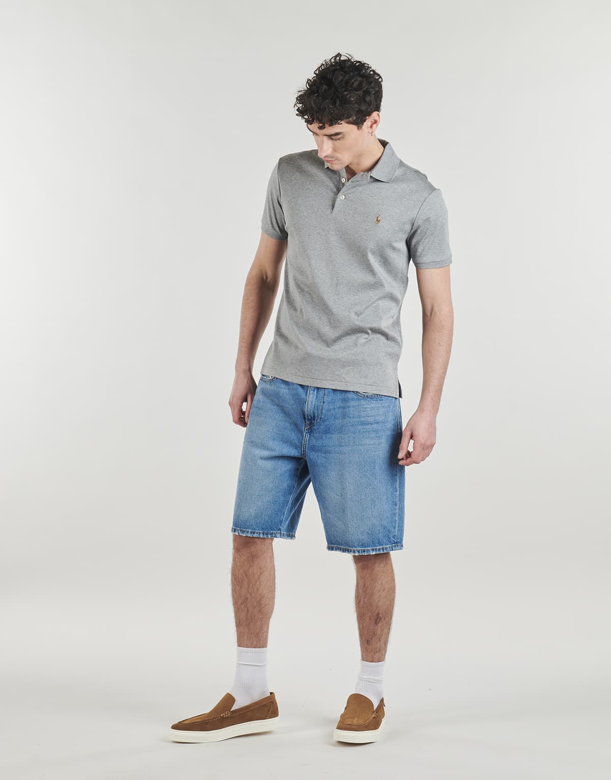 Men's Polo Shirts Polo Ralph Lauren Gray