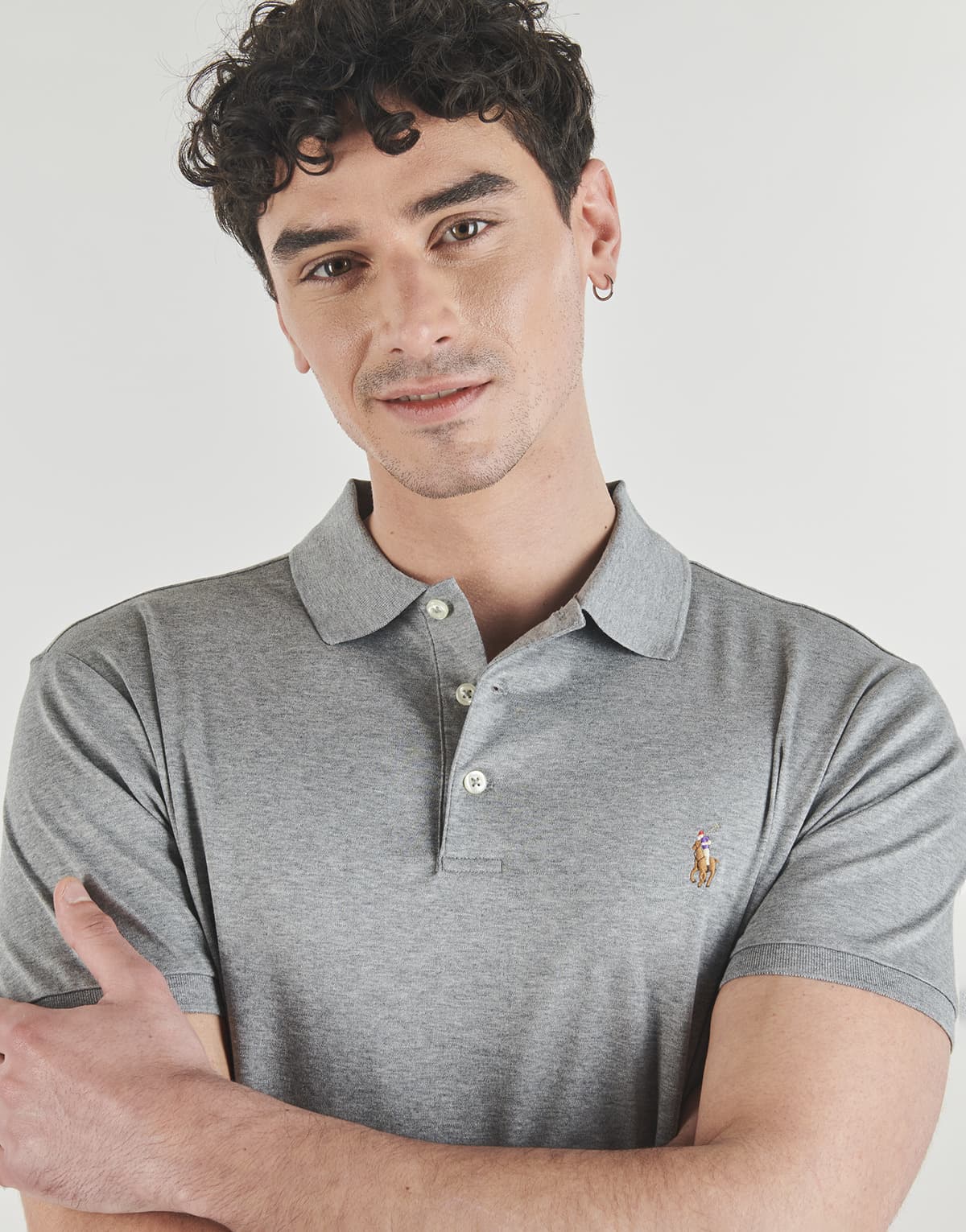 Men's Polo Shirts Polo Ralph Lauren Gray