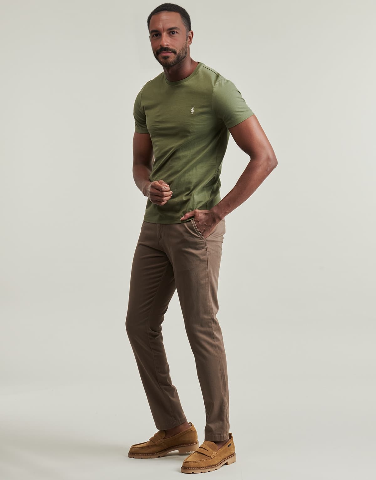 Men's T-Shirts Polo Ralph Lauren Khaki