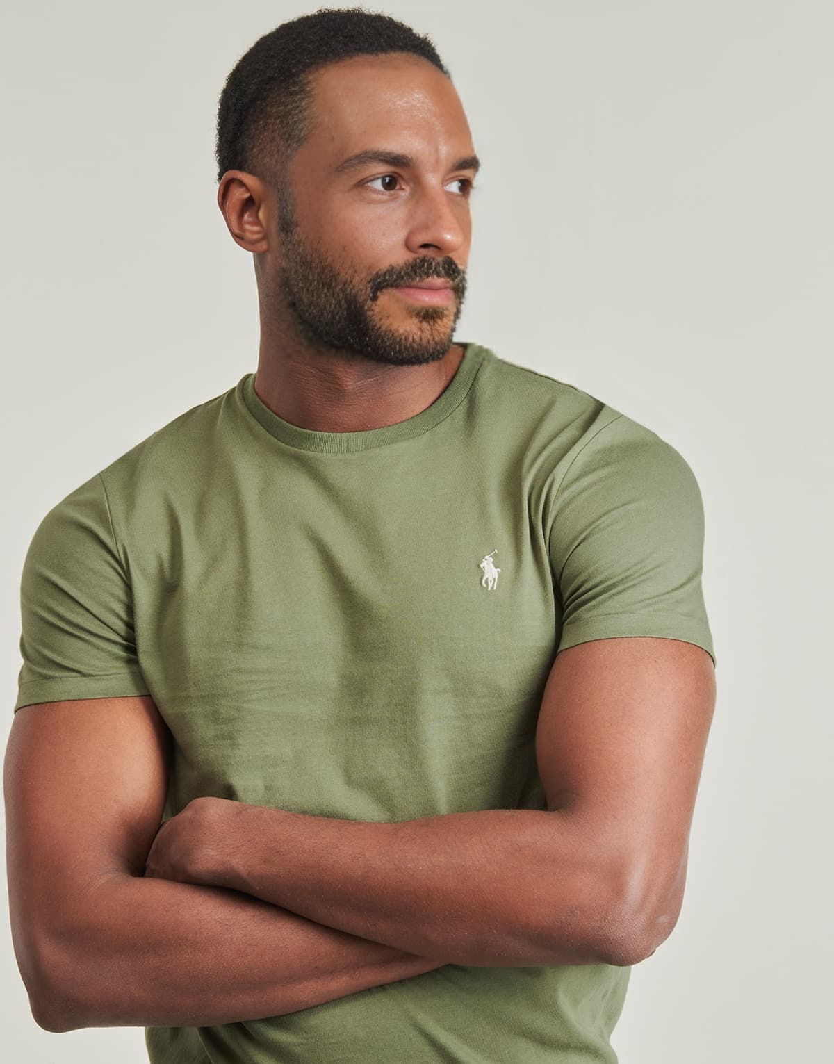 Men's T-Shirts Polo Ralph Lauren Khaki