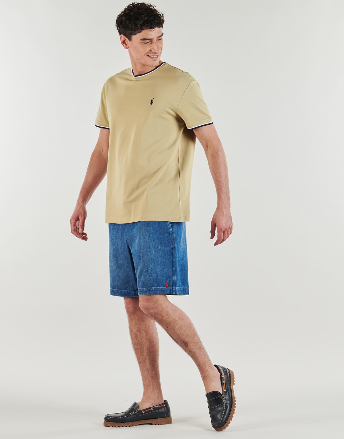 Men's T-Shirts Polo Ralph Lauren Beige