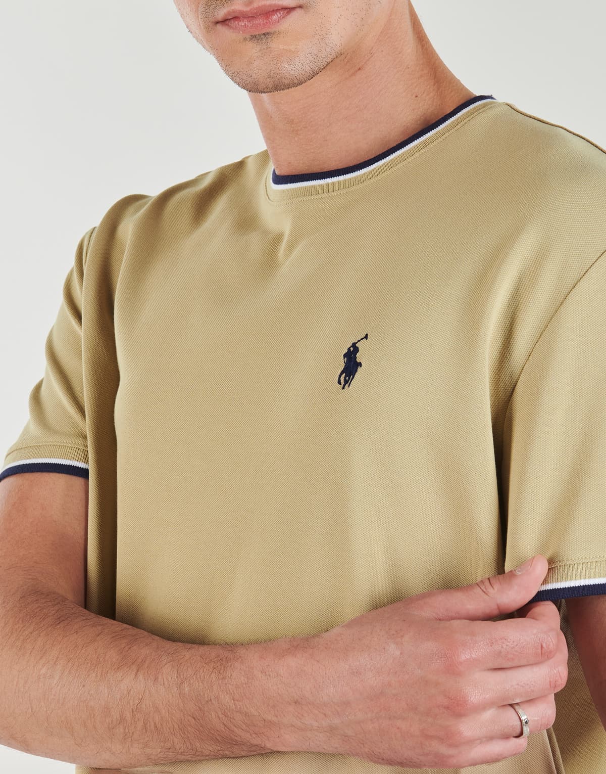 Men's T-Shirts Polo Ralph Lauren Beige